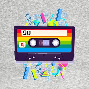 Cassette - Retrowave, retro 80s T-Shirt